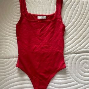 Artzia Babaton Red Bodysuit